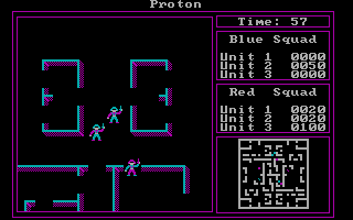 Title screen of Proton