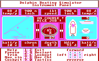 Gameplay of Dolphin Boating Simulator