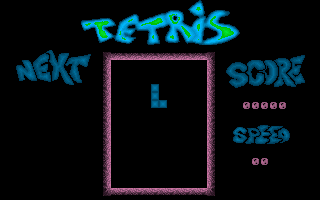 Title screen of Tetris (2004)