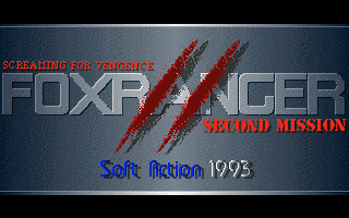 Title screen of Fox Ranger II: Second Mission
