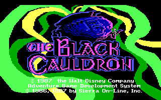 Title screen of The Black Cauldron (2010)