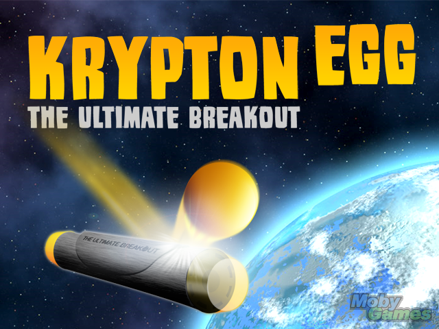 Title screen of Krypton Egg