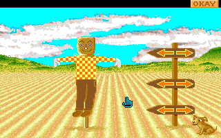 Gameplay of Barney Bear Goes to the Farm
