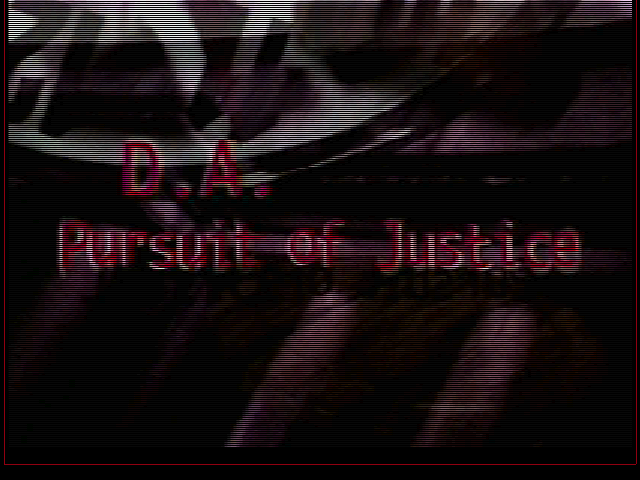 Title screen of D.A.: Pursuit of Justice: The Gatsby Diamond Jewelry Theft