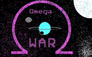 Title screen of Omega War!