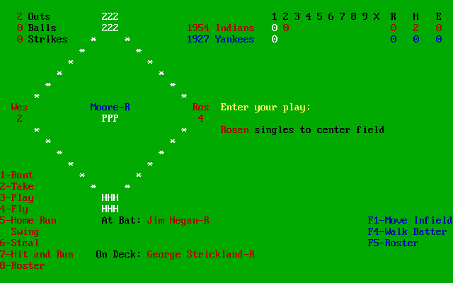 Gameplay of Budget Baseball