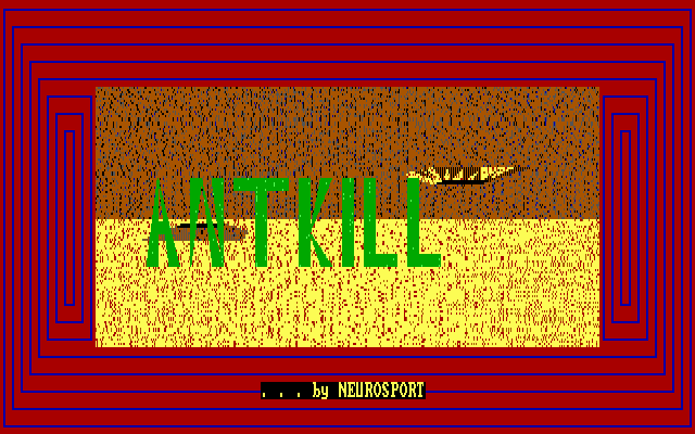 Title screen of Antkill