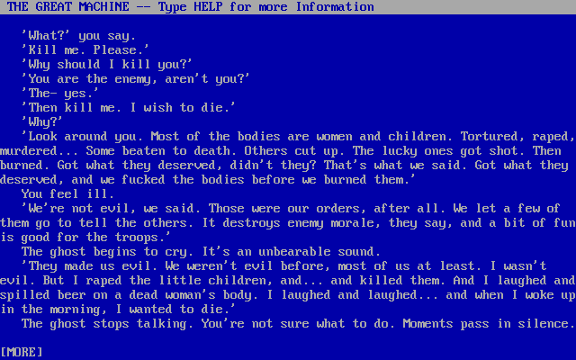 Gameplay of The Great Machine