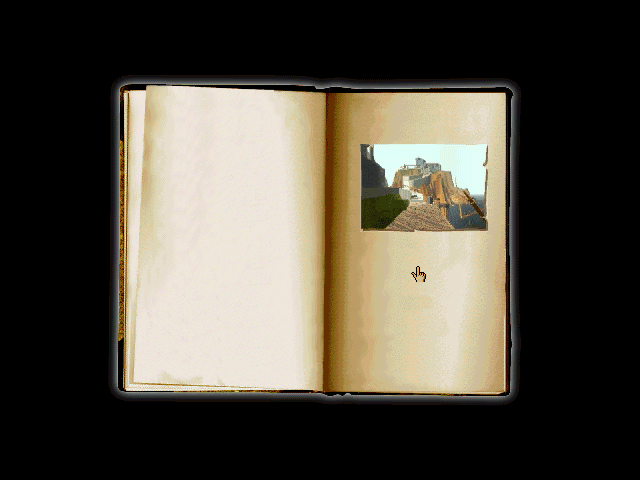 Title screen of Myst