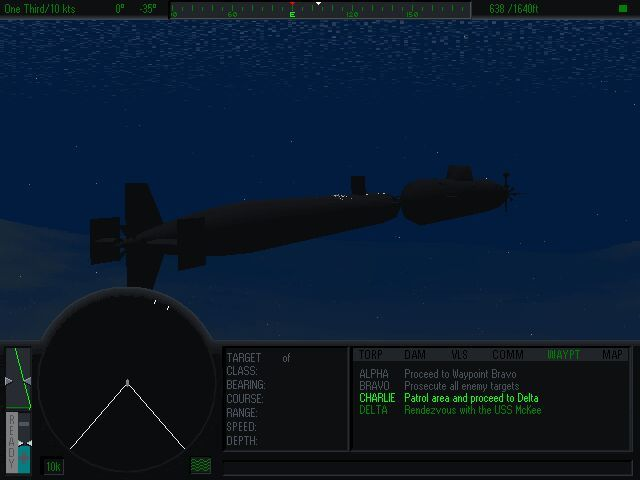 Gameplay of Tom Clancy's SSN