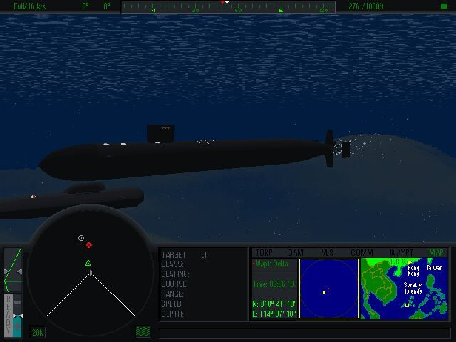 Gameplay of Tom Clancy's SSN