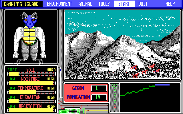 Gameplay of Darwin's Island