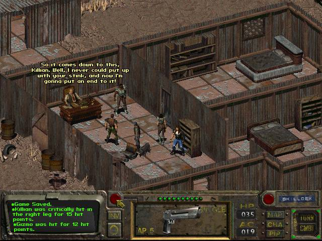 Gameplay of Fallout (1997)