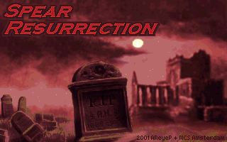Title screen of Spear Resurrection