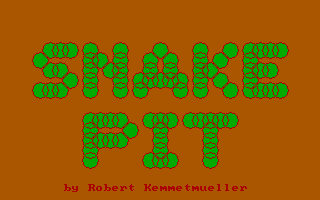 Title screen of Snake Pit