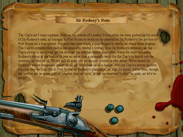 Gameplay of Buccaneer