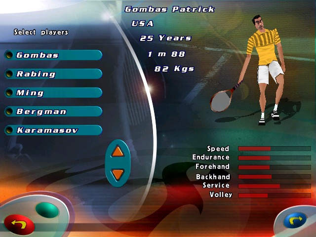 Gameplay of The French Open 1998