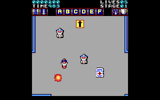 Gameplay of Action Fighter (1989)