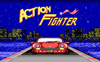 Title screen of Action Fighter (1989)