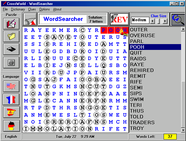 Gameplay of CrossWorld 95