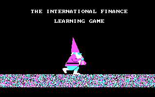 Title screen of Money Bags: Beat the Gnome of Zurich