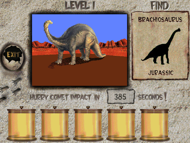 Gameplay of 3-D Dinosaur Adventure: Anniversary Edition