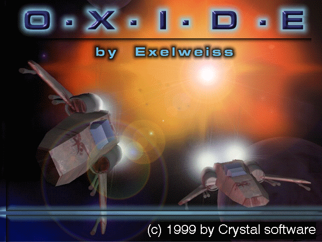 Title screen of Oxide