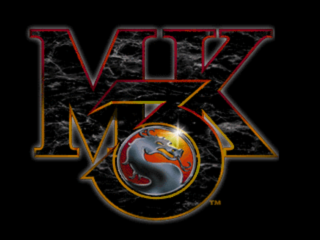 Title screen of Mortal Kombat 3