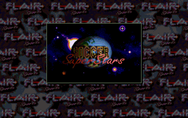 Title screen of Soccer Superstars