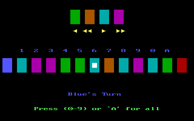 Title screen of Tug-A-War