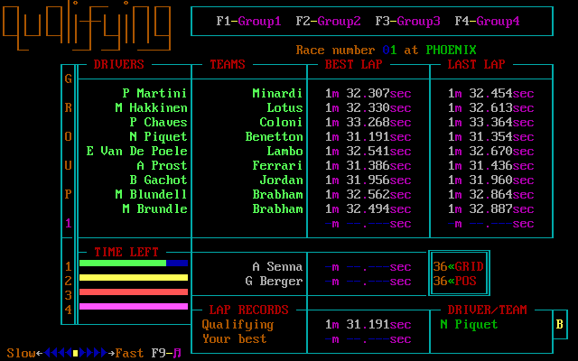 Gameplay of Grand Prix