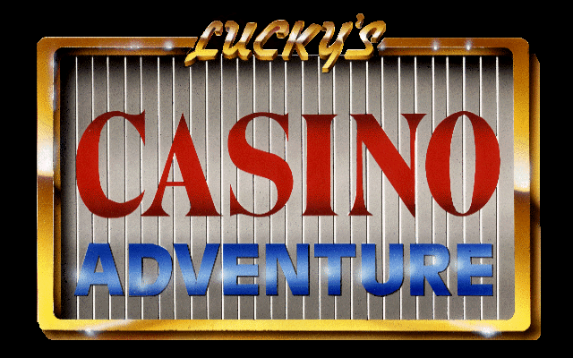 Title screen of Lucky's Casino Adventure