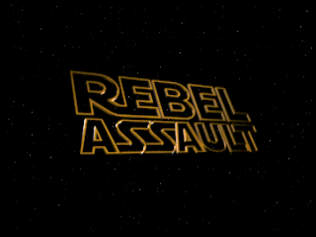 Title screen of Star Wars: Rebel Assault