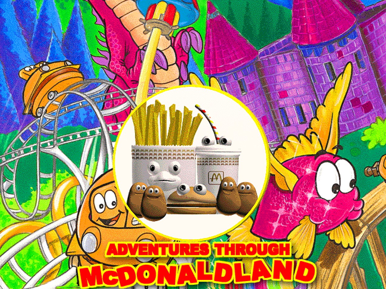 Title screen of Adventures Through McDonaldland