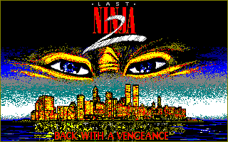 Title screen of Last Ninja 2: Back with a Vengeance