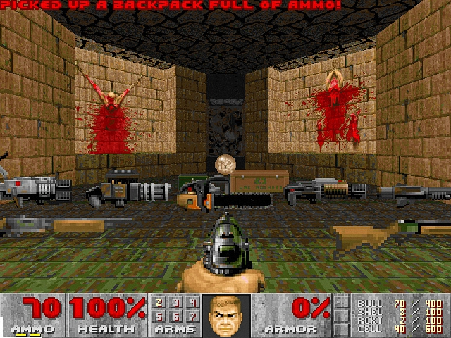 Gameplay of DOOM II: Hell on Earth