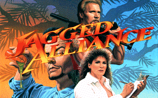 Title screen of Jagged Alliance