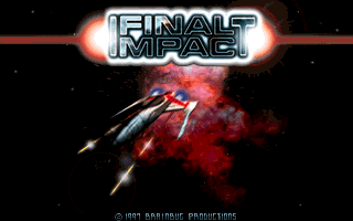 Title screen of Final Impact