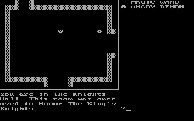 Gameplay of Castle Adventure