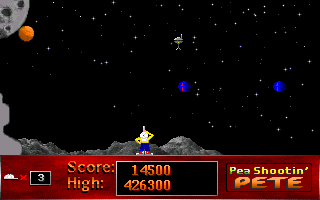 Gameplay of Pea Shootin' Pete