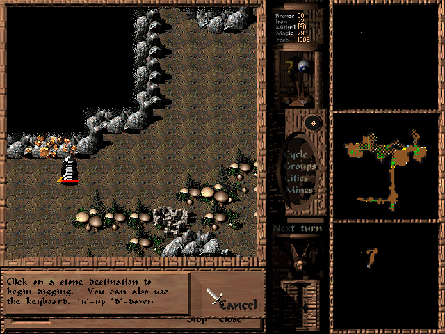 Gameplay of Cavewars