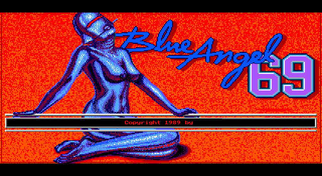 Title screen of Blue Angel 69