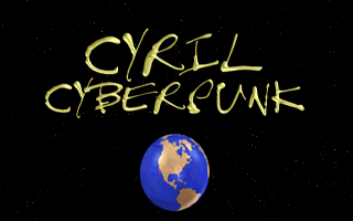 Title screen of Cyril Cyberpunk