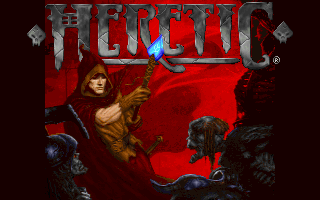 Title screen of Heretic