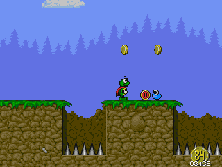 Gameplay of Superfrog