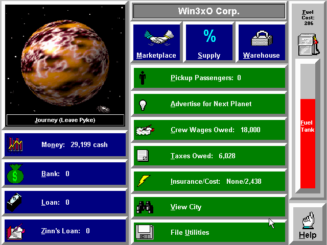 Gameplay of Gazillionaire