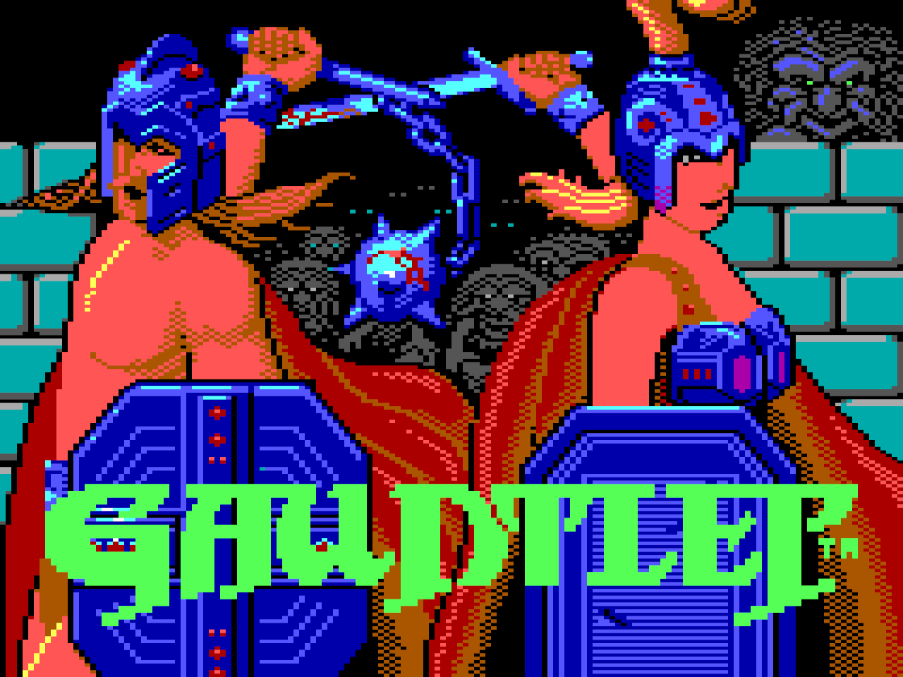 Title screen of Gauntlet