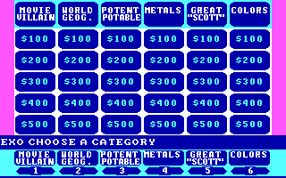 Gameplay of Jeopardy! 25th Anniversary Edition