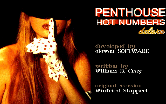 Title screen of Penthouse: Hot Numbers Deluxe
