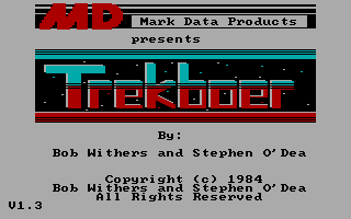 Title screen of Trekboer